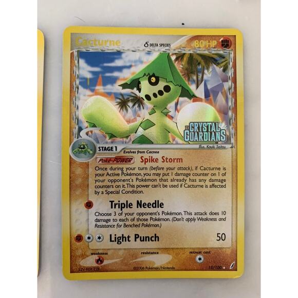 Cacturne & Banette Pokemon Cards - Picture 2 of 6